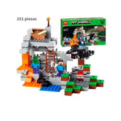 Mina, lava Minecraft - 251 Piezas