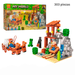Minería de oro  - Minecraft - 303 piezas