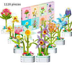 Colección de Flores - set de 8 Cajas - 1128 piezas
