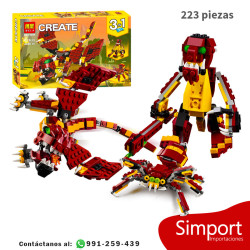 3 en 1 Criaturas miticas - 223 Piezas - Creator