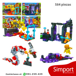 Mundo Minecraft Modelo A - 584 Piezas - Minecraft