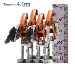 Droides de combate Marron - plomo - Star Wars - Minifigura