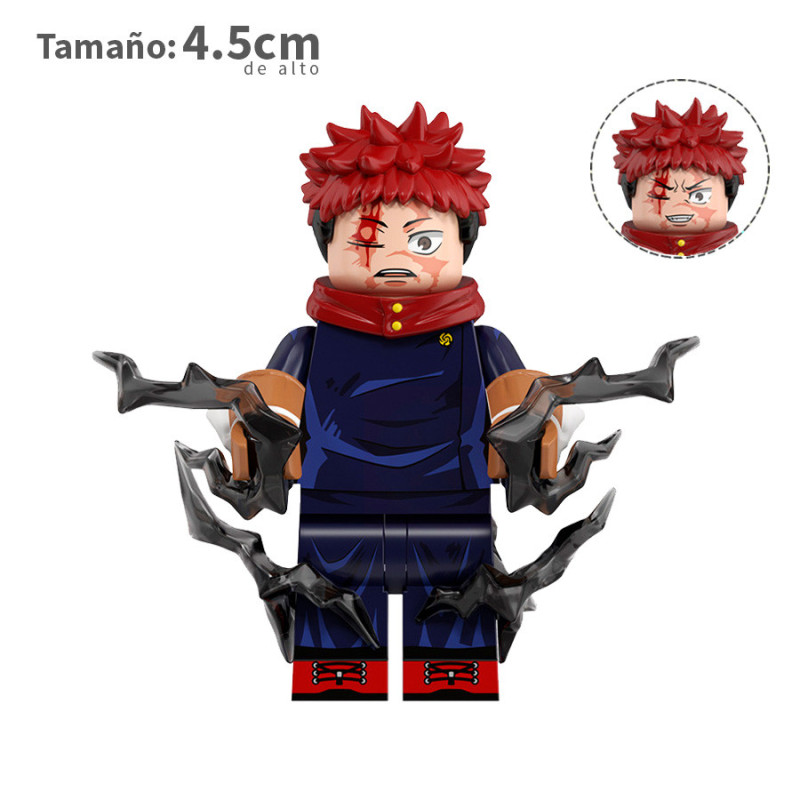 Itadori yuji destello negro - jujutsu kaisen - Minifigura