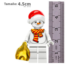 Hombre de nieve y traje arbol - Navideño - Minifigura