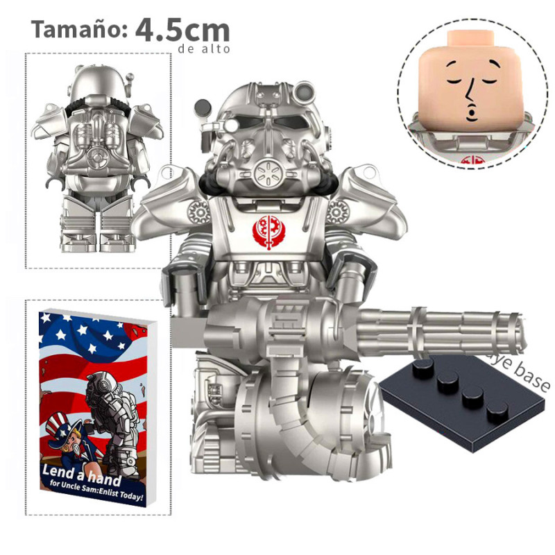 Servoarmadura T-60 v5 - Fallout - Minifigura