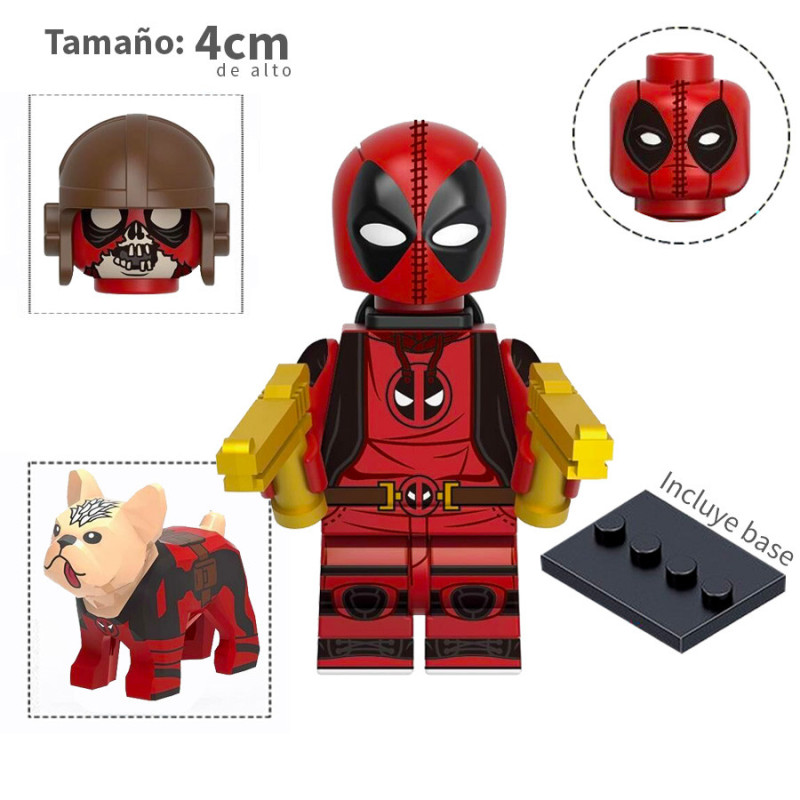 Kidpool , Headpool y Dogpool - Marvel - Minifigura