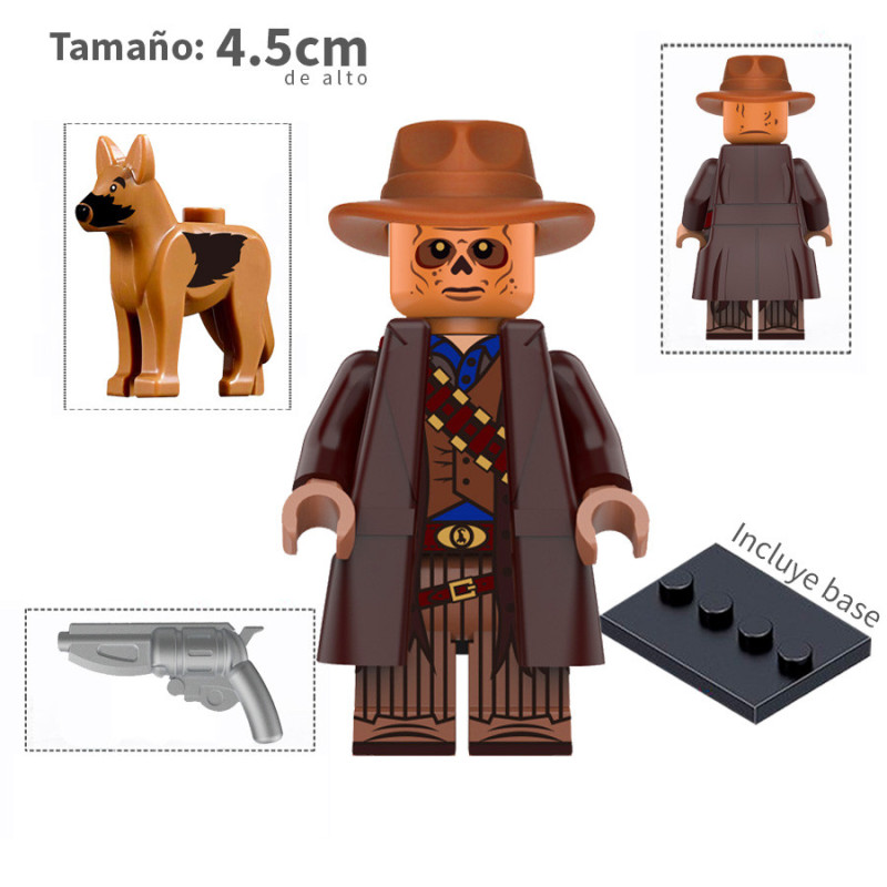 Cooper Howard con mascota - Fallout - Minifigura