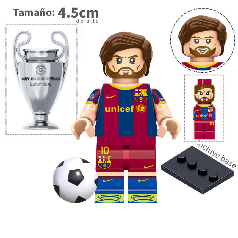 Lionel Messi - Barcelona del 2010 - Futbol - Minifigura
