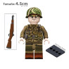Soldado estadounidense - 101ST- Garand - WWII - Soldados - Minifigura