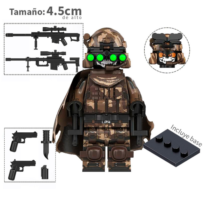 Fuerzas especiales Francotirador v2 - Soldados - Minifigura