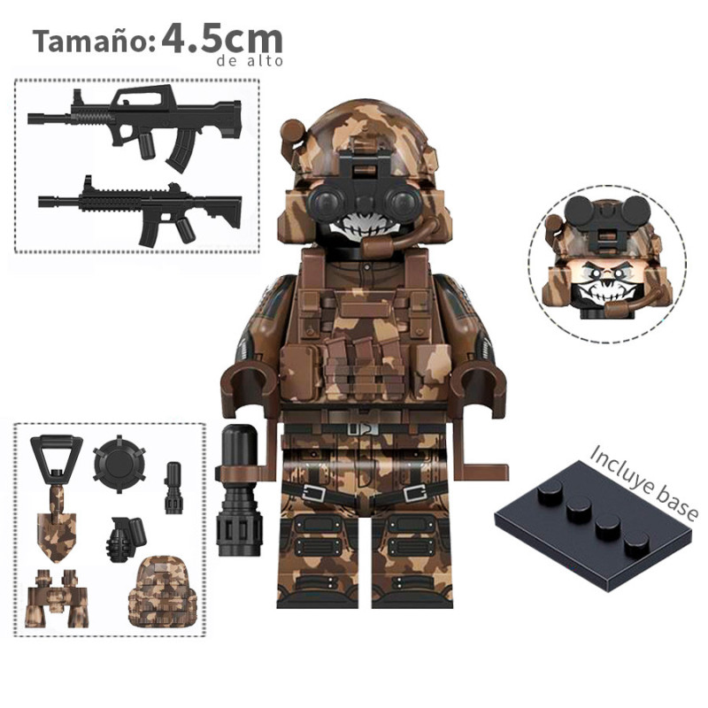 Fuerzas especiales Explorador  v2 - Soldados - Minifigura