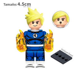 Antorcha Humana v2 - Los 4 Fantásticos - Marvel  - Minifigura