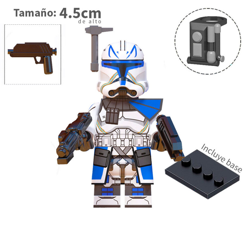 Comandante Rex - 501st Legion Clone Trooper - Star Wars - Minifigura