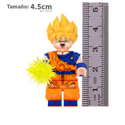 Goku Super Saiyajin 2 -Ropa rota - Dragon Ball -Minifigura