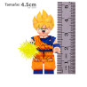 Goku Super Saiyajin 2 -Ropa rota - Dragon Ball -Minifigura