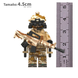 Fuerzas especiales Delta - Soldados - Minifigura