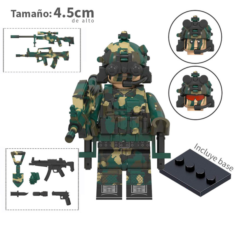 Comando Leopardo - Soldados - Minifigura