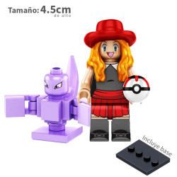 Serena y Mewtwo  - Pokemon - Minifigura