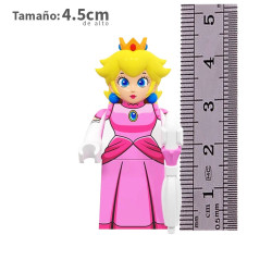 Princesa peach - Mario Bross - Minifigura
