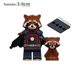 Rocket  y Rocket bebe - Marvel - Minifigura