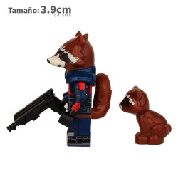 Rocket  y Rocket bebe - Marvel - Minifigura