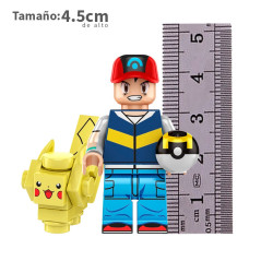 Ash y Pikachu  - Pokemon  - Minifigura