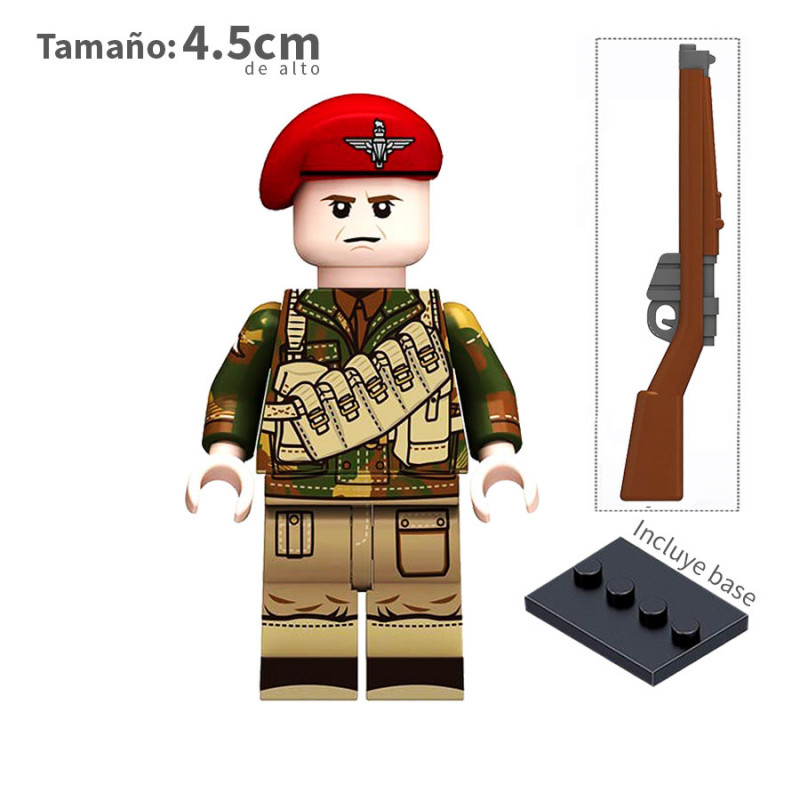 Red Devils - paracaidistas británicos - WWII - Soldados - Minifigura