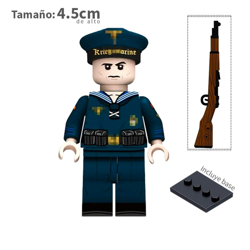 Soldado raso radiotelegrafista - Alemania - WWII - Soldados - Minifigura