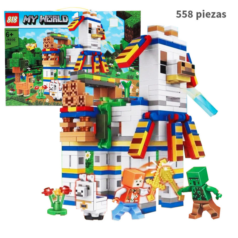 El Pueblo Llama - Minecraft - 558 piezas