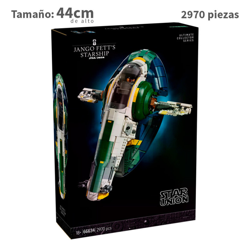 Nave Estelar Clase Firespray de Jango Fett 2970pcs Star Wars 66634 Bela