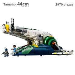 Nave Estelar Clase Firespray de Jango Fett 2970pcs Star Wars 66634 Bela