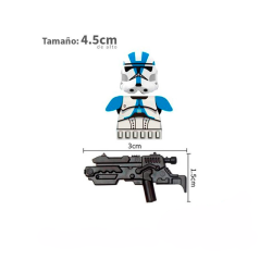 Clone Trooper - 501st legion - Star Wars - Minifigura