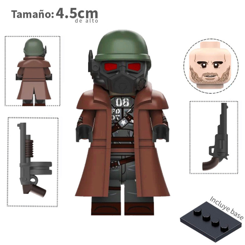EL Mensajero Seis - Ranger Veterano - Fallout - Minifigura