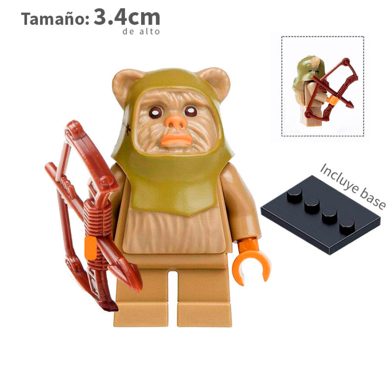 Ewok Warrick - Star Wars - Minifigura
