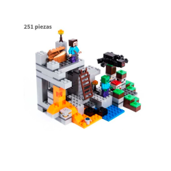 Mina, lava Minecraft - 251 Piezas