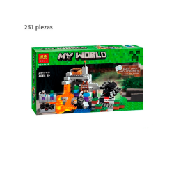 Mina, lava Minecraft - 251 Piezas