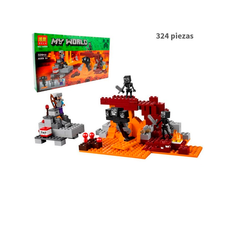 Nether , Whiler - Minecraft - 324 piezas