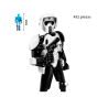 Scout Trooper Speeder Bike  - Star Wars - 452 piezas