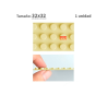 Plancha 32 x 32 bloque alternativo Beige