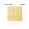 Pack 4 unidades Plancha 32 x 32 bloque alternativo Beige
