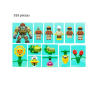Guerra en la casa flotante - Plantas vs Zombies - 926 Piezas