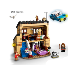 Privet Drive 4 y coche volador -  Harry Potter - 797 piezas