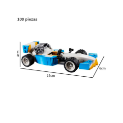 3 en 1 Formula 1 Creator - 109 piezas
