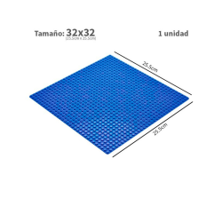 Plancha 32 x 32 bloque alternativo Blue
