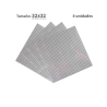 Pack 4 unidades Plancha 32 x 32 bloque alternativo Light Gray