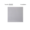 Pack 4 unidades Plancha 32 x 32 bloque alternativo Light Gray