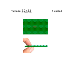 Plancha 32 x 32 bloque alternativo  Green