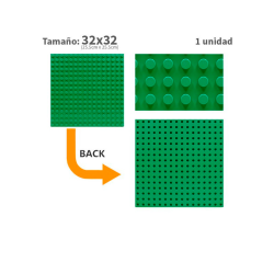 Plancha 32 x 32 bloque alternativo  Green
