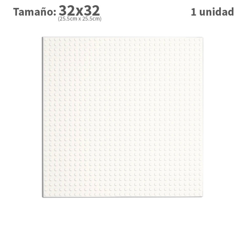 Plancha 32 x 32 bloque alternativo  White