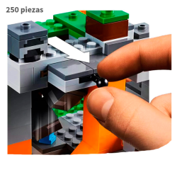 Cueva de los Zombis - Minecraft - 250 Piezas